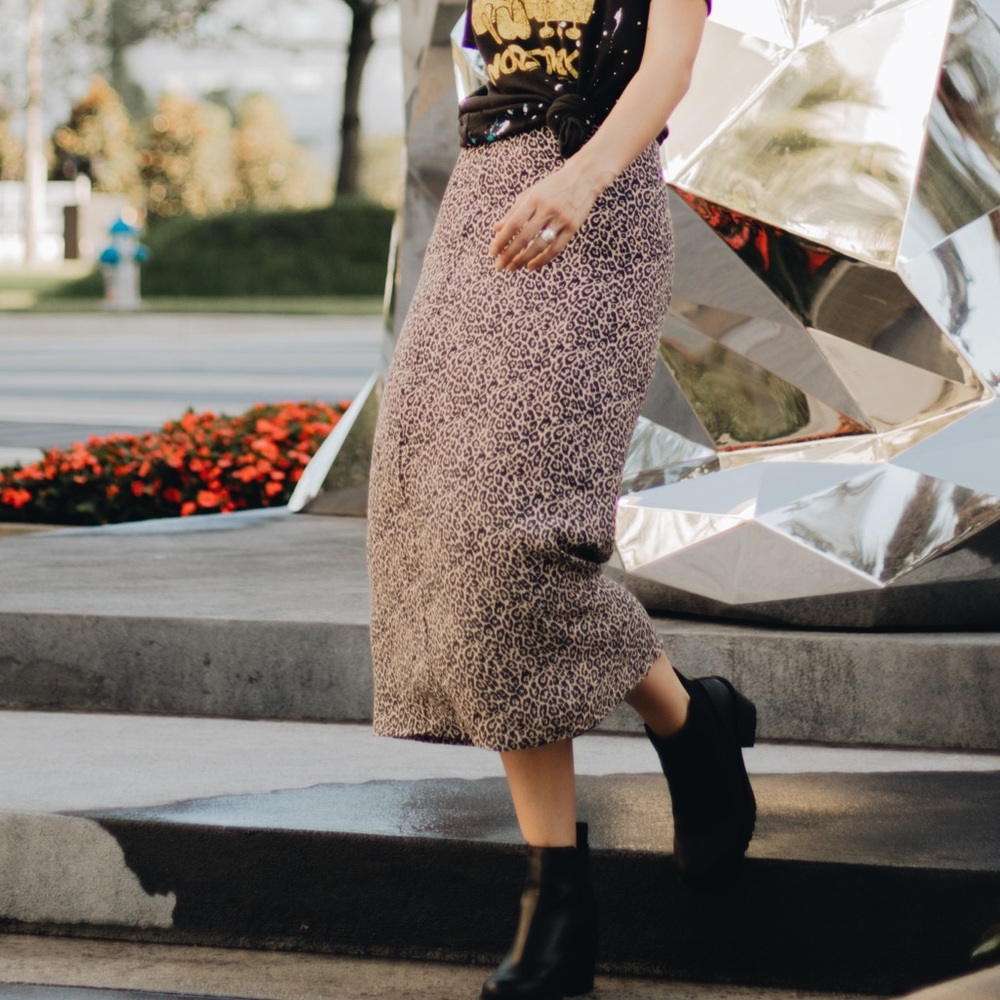Cheetah skirt